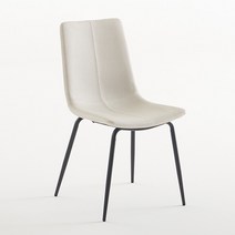 가구앤하우스 엘리스 PU 고급 인테리어 디자인 식탁 테이블 카페 의자, 화이트