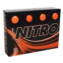 니트로 크로스파이어 골프공 12개 팩, Orange