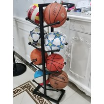 농구공 수납 축구공 선반 공 진열대 양면 보관대 렉, 09 양면 4단 블랙