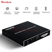 4K 2x2 HDMI TV 비디오 월 컨트롤러 스플라이서 스티칭 프로세서, 02 1080P 60Hz_02 EU Plug