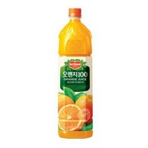 칠성 탕비실 손님대접 가족간식 델몬트 오렌지 주스 과즙음료 과일주스 생과일 1.5L 6개, 6세트