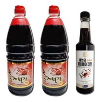 홍게맛장 레드1.8L x2 + 홍영의 붉은대게어간장500ml