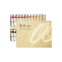 알파 채향 동양화 물감 24색 세트 15ml, 6322090   옵션없음/free