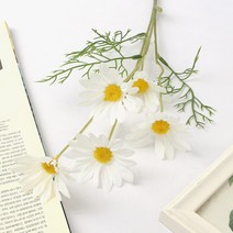 쉬가든 산소조화 납골당조화 데이지 부케 조화 도매