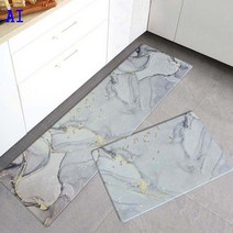 SKANDSALO 북유럽 PVC 싱크대 주방매트 발매트 특대 현관 깔개, AI_45x75cm