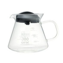 CITTA 글라스핸들 드립서버TG0360, 360ml