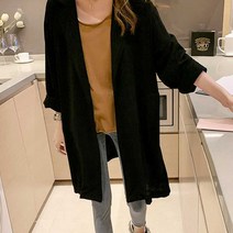 여성 캐주얼 마이 여름 린넨 롱자켓 봄가을 아우터 루즈핏롱자켓 린넨아우터 mg151ea