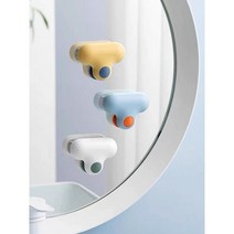 거울 청소기 스퀴지 물때 제거 거울닦이, 화이트+블루+엘로우