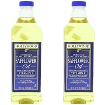 Hollywood 홍화씨유 잇꽃오일 Safflower Oil 32oz(946ml) 2팩, 946ml x2병