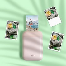사진 포토 프린터기 인화기 출력 프린트 인쇄기 휴대폰 핸드폰 미니 휴대용 포켓, 업그레이드 패키지, 화이트