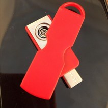 플라즈마 충전식 라이터 전기 휴대용 휴대 전화 usb 인라인 type-c usb 마이크로 usb 편리한 미니 야외, 레드 타입-C, 협력사