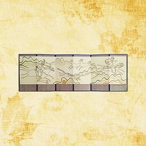 핸디몰 화첩만들기 북아트 스크랩북 병풍만들기(무지 밑그림), (밑그림)수렵도(6폭)