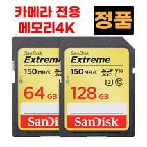 올림푸스 PEN E-PL9 PEN E-PL10 SD카드 64/128GB 4K, 샌디스크4k, SD_64GB