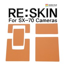 RE:SKIN for SX-70 CAMERAS 폴라로이드® SX-70 카메라 스킨 교체용, 검정 / BLACK, 유