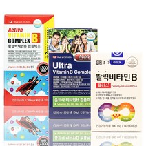 비타민B군 컴플렉스 종합 수용성 B1 B2 B3 B5 B6 B7 B12 비군 영양제, 4)NR 울트라 비타민B 컴플렉스 90정, 1200mg, 1개