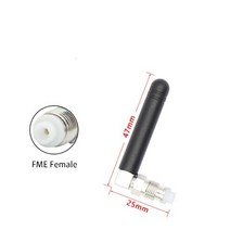 [커뮤니케이션장비] 2.4G 와이파이 GSM GPRS 433MHz FME 암 인터페이스 직각 안테나 5dbi 고 이득 전 방향 접착제 스틱 터미널, [06] 433MHz Elbow, 06 433MHz Elbow