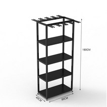스키 스노우 보드 거치 서핑보드 보드샵 작업장 보수, 블랙플래그80x40x180CM휠포함
