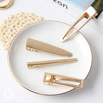 골드 집게핀 헤어핀 레진 아트 공예 재료 C085, F타입