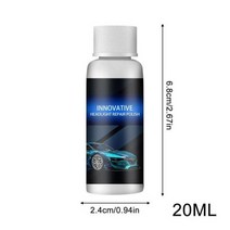 헤드라이트 복원 자동차 유리복원 클리너 수리제 헤드램프 코팅 액체 에이전트, 20ml
