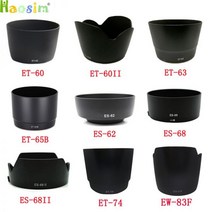ET-60 ET-60II ET-63 ET-65B ES-62 ES-68 ES-68II ET-74 EW-83Fcamera 렌즈 후드 캐논 렌즈 카메라용, one option, 04 ET-65B