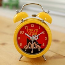 PSY579824아스트로보이 아톰 저소음 알람 탁상시계(옐로우)