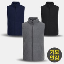 남자 보아털 기모 겨울 집업 조끼 PKBOA 베스트