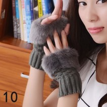 초음파컷딩기 레이저 슬라이딩 판매 세련된 손 따뜻한 겨울 반 손가락 미튼 여성 모직 크로셰 뜨개질, [01] 싱글 사이즈, A-10
