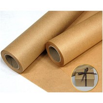 (JE) 크라프트지 53cmX15M 1롤 50g 80g 크라프트 포장지, 1개, 약15M／80g