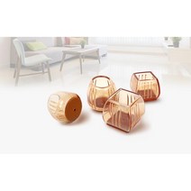 아파트 층간소음 바닥기스 의자발커버 책상 체어슈즈 양말 이사 다리 식탁 새집, 1개, 투명캡 소(오공)원