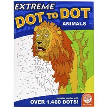 마인드웨어 (MindWare) 성인용 점 연결 퍼즐 Extreme Dot to Dot 동물 44005 정규품