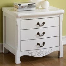 가구대장 투게더 W550 화이트 3단 침대 협탁 TG-53, 단품