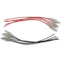 집게달린 한쪽 전선 10개 1조 전선클립