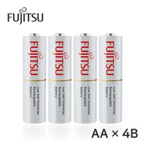 후지쯔 스탠다드 AA 충전지 2000mAh, 4개입, 3개