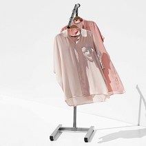 지엔디스플레이 함마톤 한쪽걸이 ㄱ자 스탠드 코끼리행거 옷가게 튼튼한 철제 옷걸이헹거 행거, 실버