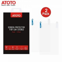 ATOTO-차량용 스테레오 인대시 보호 필름 2 개 7 인치 8 10 인치 자동 라디오 터치 스크린 반투명 필름 울트라 클리어 고화질, 7 inch