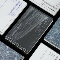 6개월 먼슬리 꾸미기 가로형 다이어리 데일리 플래너, 단품