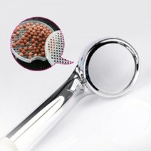 정수절수 수압3배상승 파워 황토볼 내장 샤워기 피부보습효과 녹제거 교체필터 녹방지, 1개