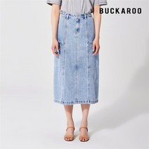 버커루진 버커루 NC09 여성 포켓 데님 스커트 215KD995P