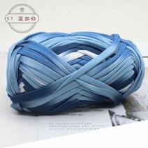 DIY 가방 bag 1068# 패브릭 실타래 짜임 아크릴 판 고양이 귀고리 뉴타임즈 Z, 파란색 과 흰색