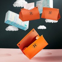 휴대용 디자인 두루마리 케이스 가죽휴지 각티슈커버, 일자형