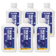 제로켐 강알칼리수 거품없는 액체세탁세제 480ml x6개, 없음, 상세설명 참조