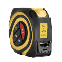 디지털 거리 측정기 휴대용 적외선 건설 계량 도구 2 in 1 40M 5M 테이프 측정, 01 1Pcs