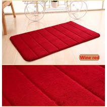 명품러그 예쁜 거실 디자인 러그 카페트 1pc 40x60cm 홈 목욕 매트 미끄럼 방지 욕실 카펫 부드러운 산호 양털 깔개 매트 주방 화장실 바닥 장식