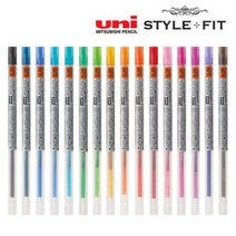 유니 시그노 스타일핏트 젤잉크 리필심 UMR-109 0.38mm, 2개입, 브라운블랙