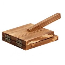 제방 머랭기DIY 만두 메이커 반죽 프레스 도구 스킨 인공물 기계 주방 수동 목재 금형 액세서리, 한개옵션1, 04 Coffee Square