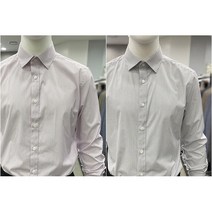 [트루젠] 면 혼방 구김적은 잔 스트라이프 와이셔츠 드레스 셔츠 2컬러