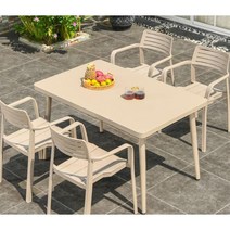 4인용 야외 테라스 세트 카페 테이블 커피숍 인테리어 의자 감성 6인용, G