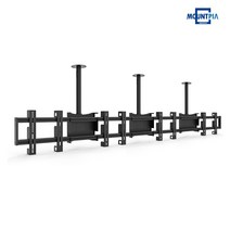 마운트피아 MB-40 메뉴보드거치대 천정형 멀티 4단 TV 거치대 브라켓 32-55인치, 실버, 1500mm, 500mm
