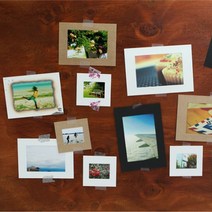 웨딩 포토테이블 청첩장 액자 폴라로이드 미니, 화이트