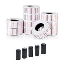 라벨기 리필 스티커 라벨지 잉크 기리필 용지 가격 표시기 핸드 롤러 기종이, 라벨지 5000장